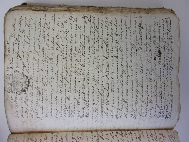 Le testament d'Anne Bourdillon, en 1760. Coll. Archives du Rhône